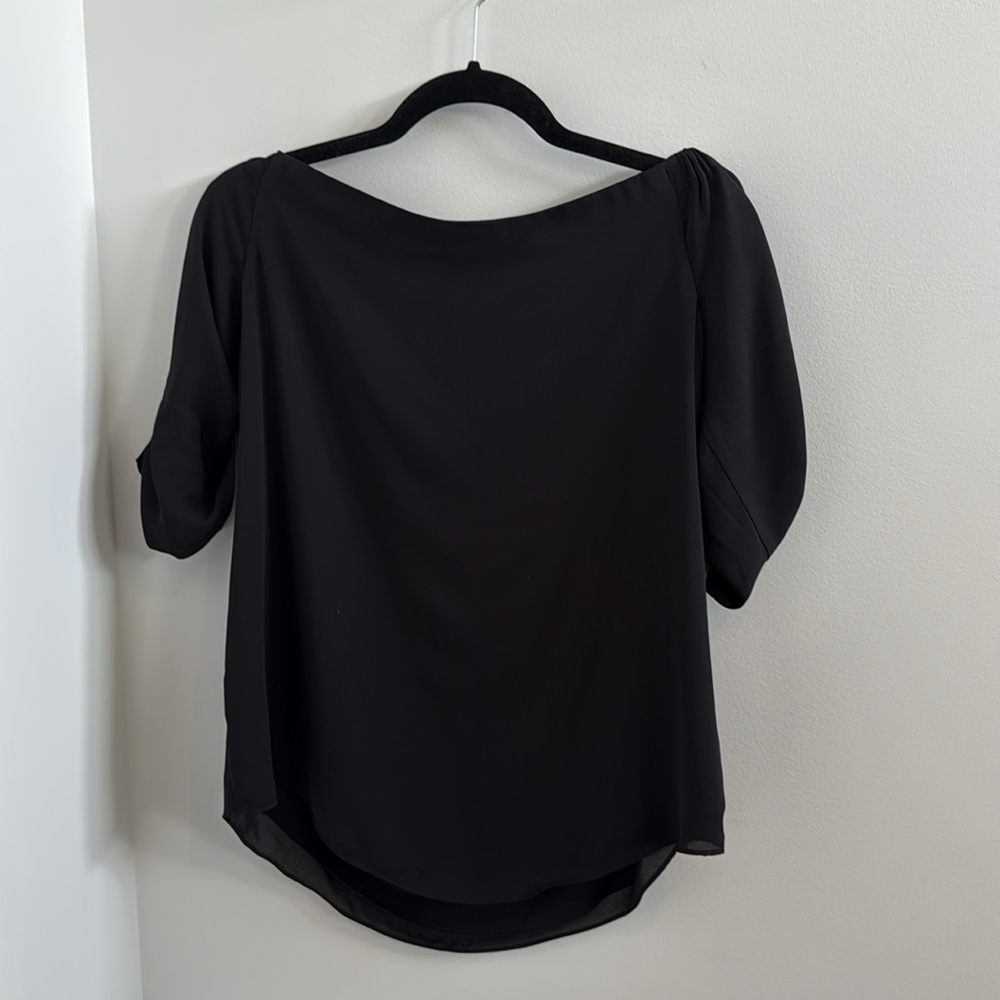Aritzia Babaton Malik Blouse, Black, size small - Picture 6 of 6